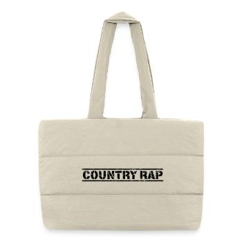 Country Rap - Puffer Shopping Bag - natural - Front