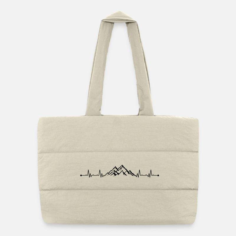 Please attach the design Puffer Shopping Bag