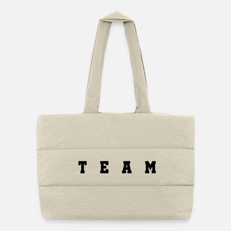 Team Puffer-Einkaufstasche