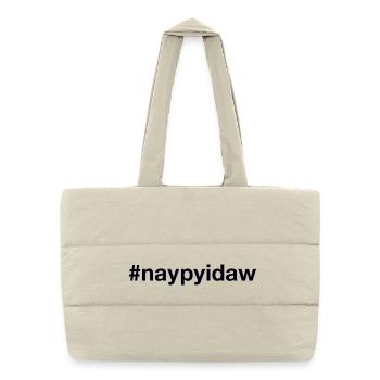 Naypyidaw, Myanmar - Puffer Shopping Bag - natural - Front