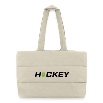 Hockey - Puffer-Einkaufstasche - Naturweiß - Vorne