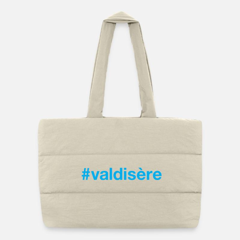 Val d'Isere Hashtag Puffer-Einkaufstasche