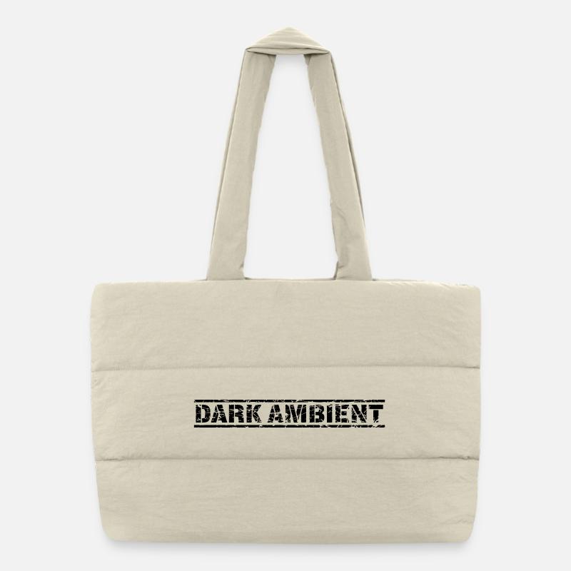 Dark Ambient Puffer-Einkaufstasche