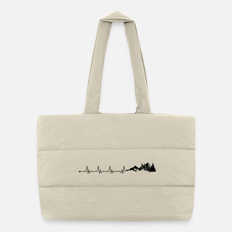 Heartbeat Snowboard Sac shopping matelassé