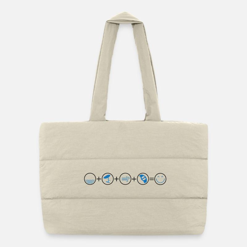 Icônes d’aile Sac shopping matelassé