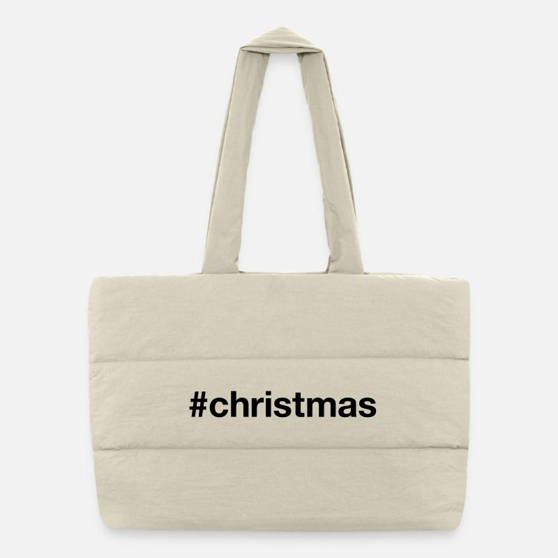 NOËL Hashtag Weihnachten Sac shopping matelassé