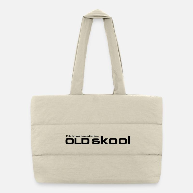 Old Skool Hardcore - This Is How It Used To Be  Puffer Shopping Bag