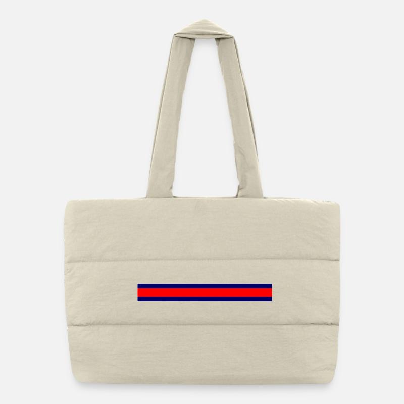 Explosion de couleurs minimalisme cool Sac shopping matelassé