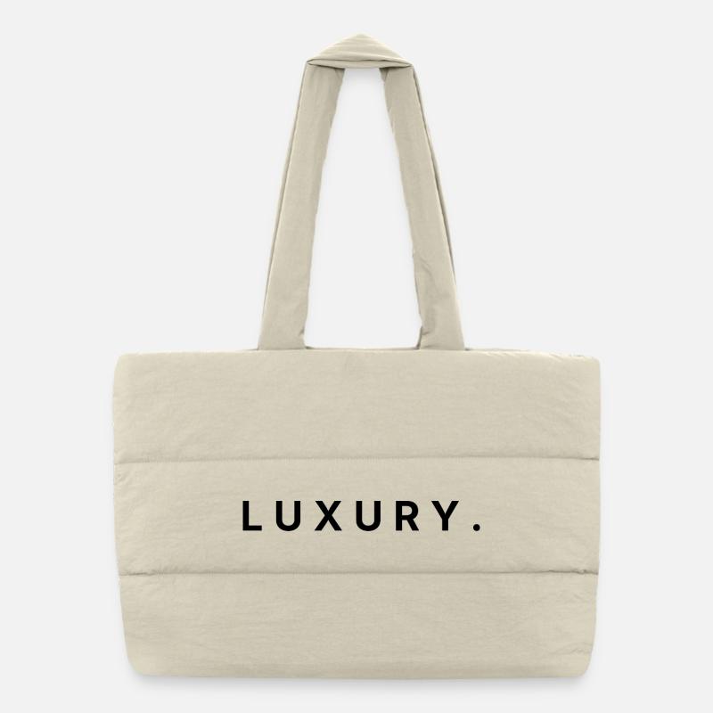 Luxury Lifestyle Puffer Shopping Bag