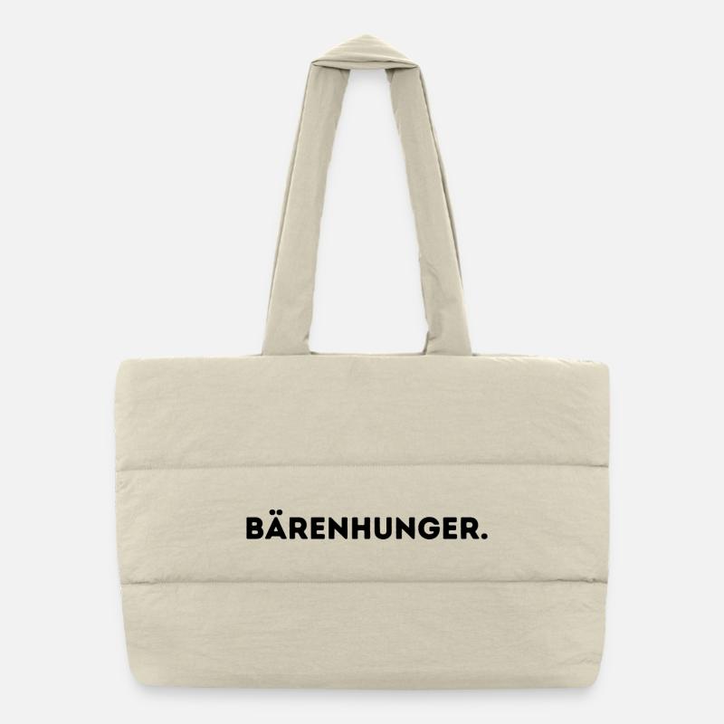 Bärenhunger. Puffer-Einkaufstasche