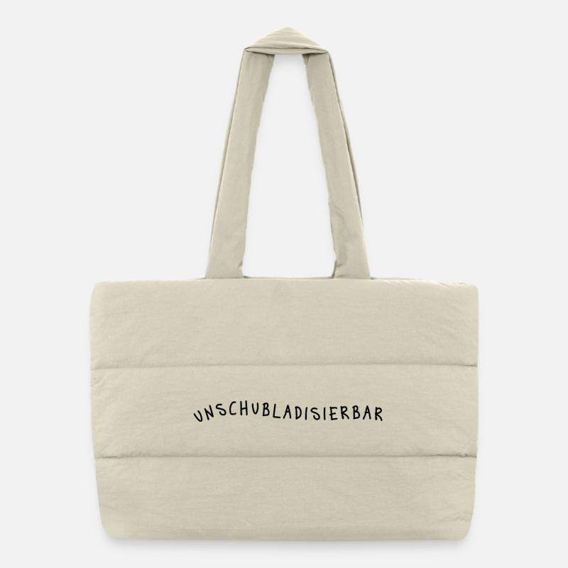 Undrawable – don't fit into a drawer Puffer Shopping Bag