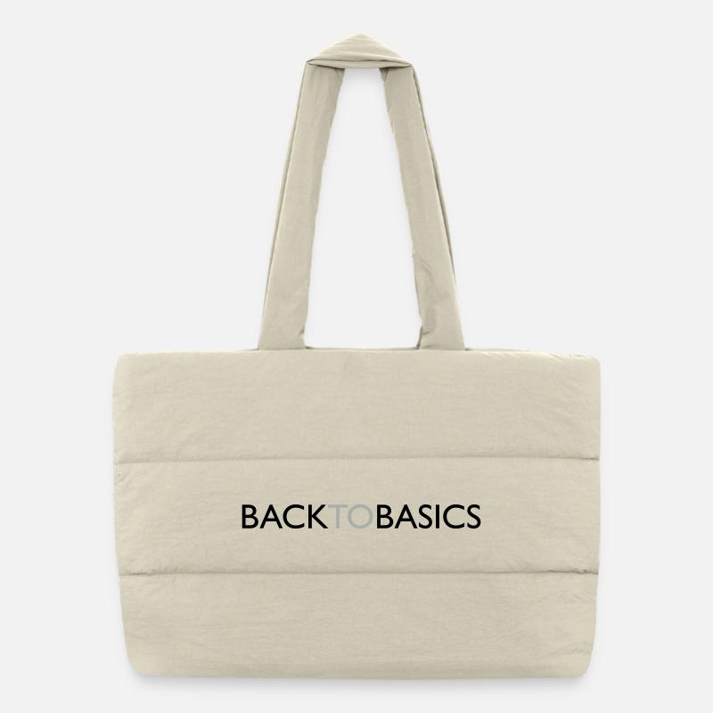 14 Back to basics Puffer Shopping Bag