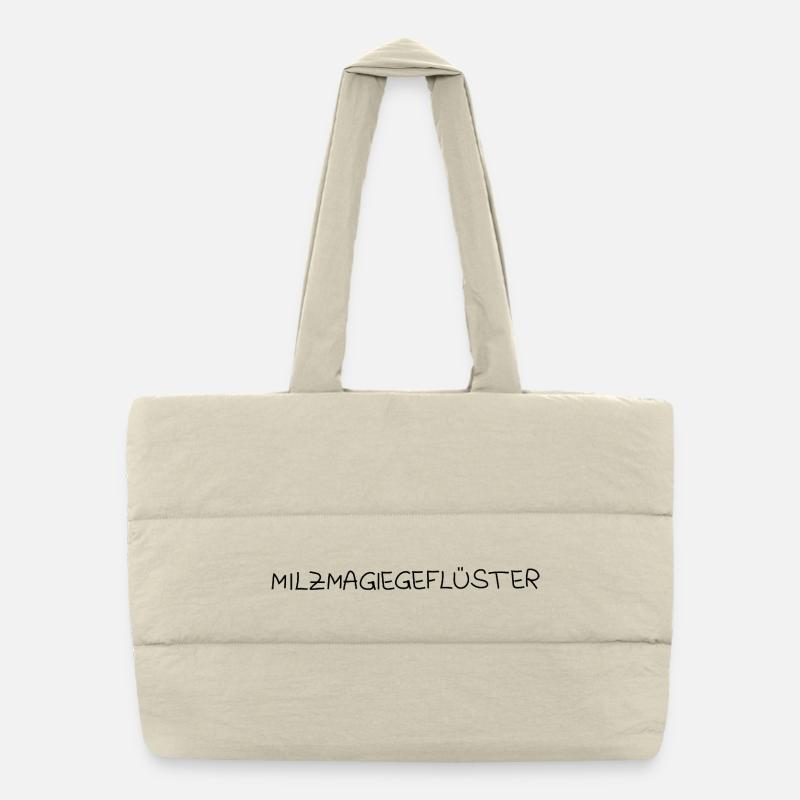 Milzmagieflüsterer - Puffer-Einkaufstasche - Naturweiß