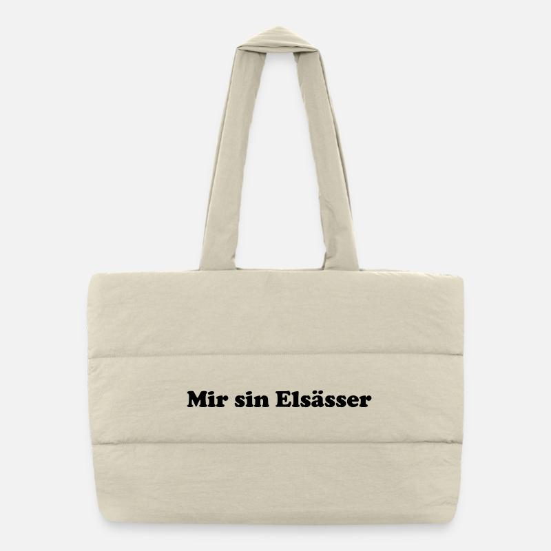 Mir_Sin_Elsasser Puffer-Einkaufstasche
