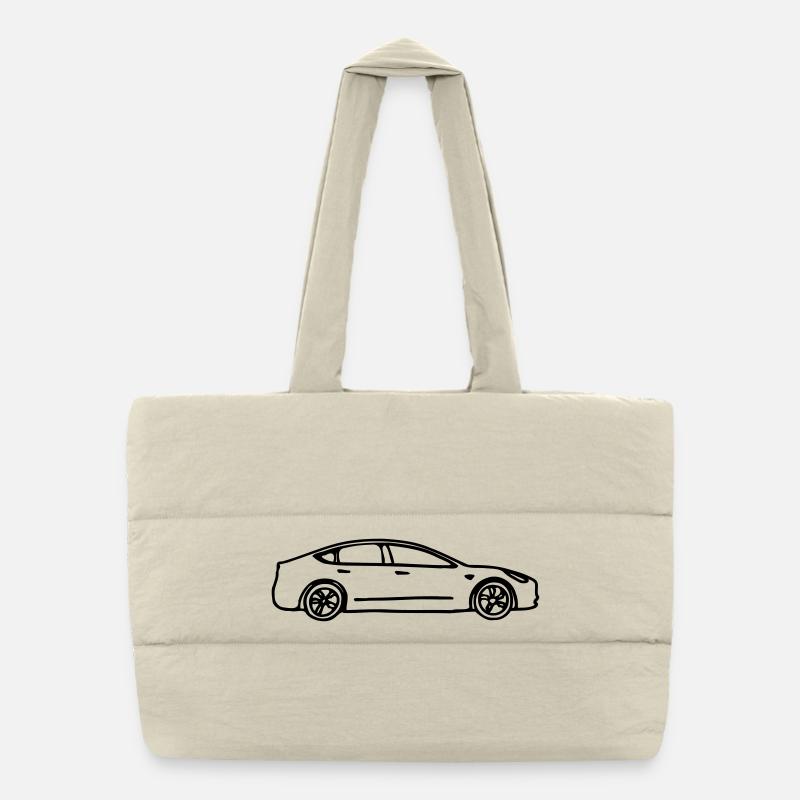 Model 3 gezeichnet Puffer-Einkaufstasche