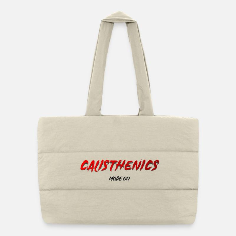 Mode Gymnastique suédoise activé – Style de forme physique Sac shopping matelassé