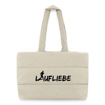 Laufliebe Men - Puffer-Einkaufstasche - Naturweiß - Vorne
