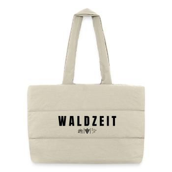 Waldzeit - Puffer-Einkaufstasche - Naturweiß - Vorne