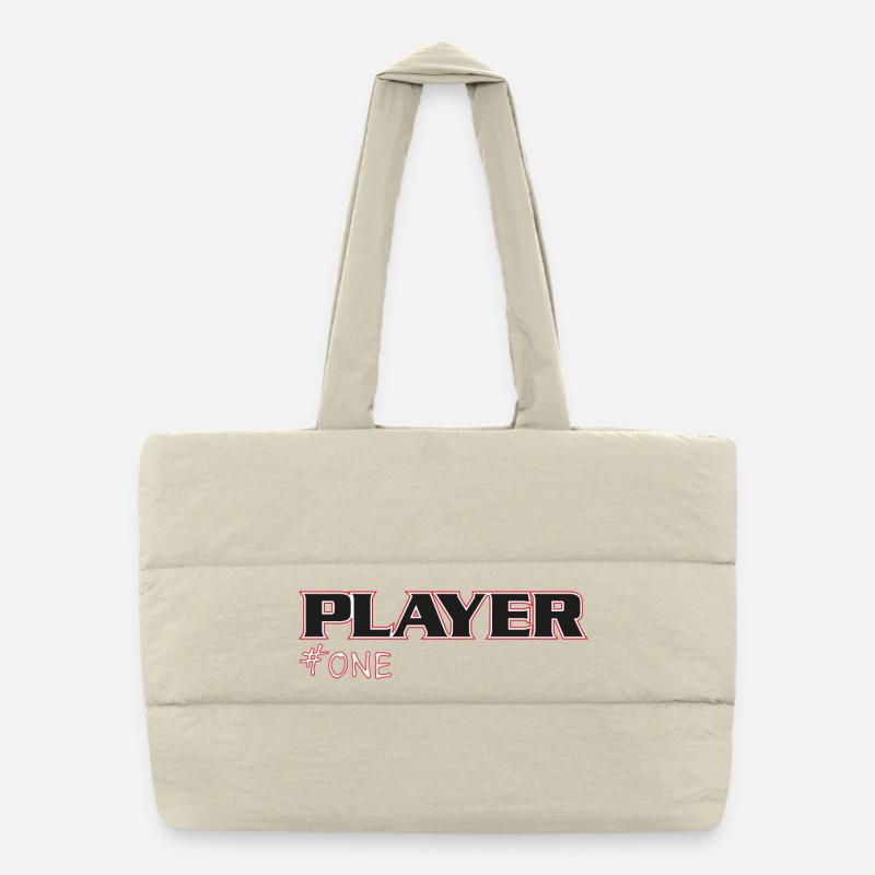 NERDY forever - PLAYER #ONE Puffer-Einkaufstasche