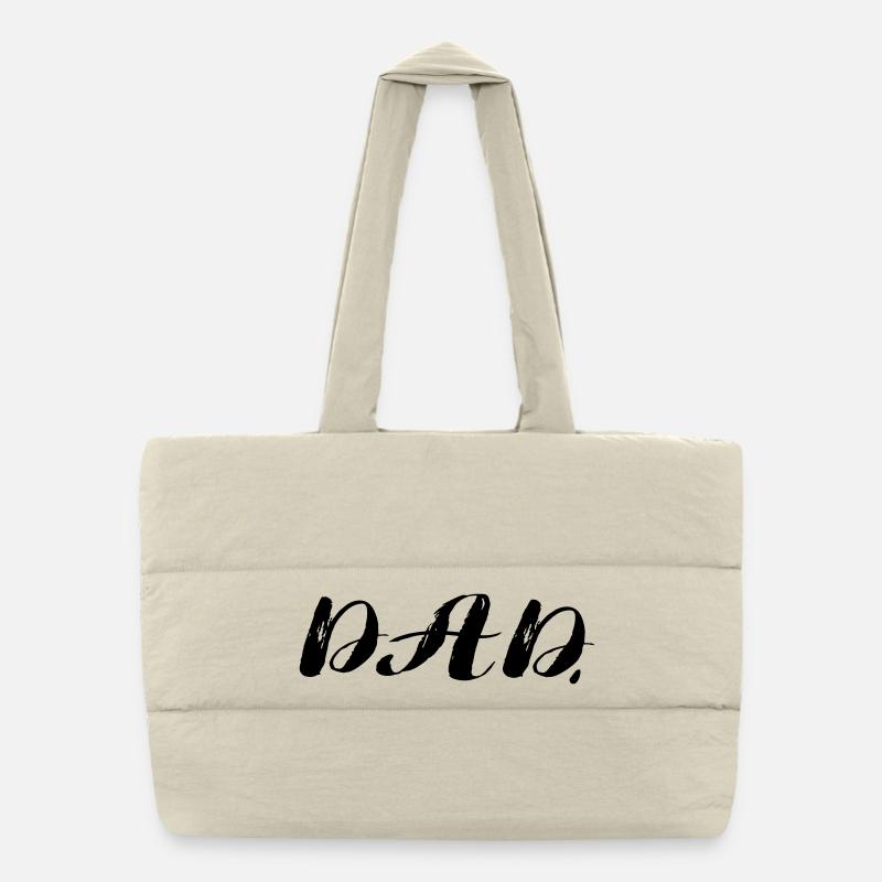 Dad Father's Day Dad Puffer Shopping Bag