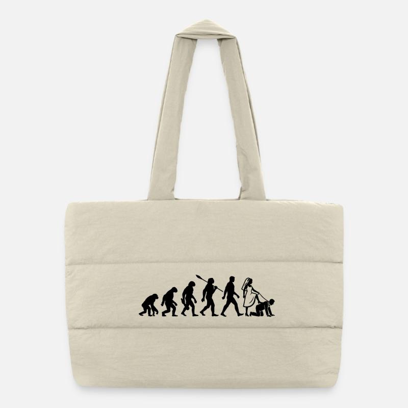 Evolution JGA Junggesellenabschied Puffer-Einkaufstasche
