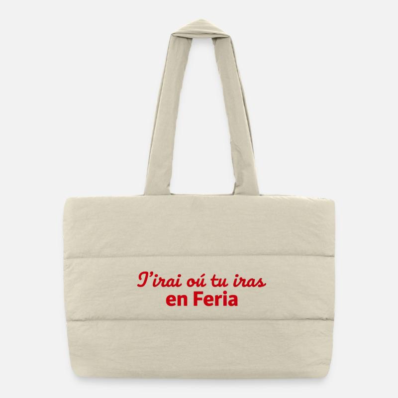 Feria chanson Puffer Shopping Bag