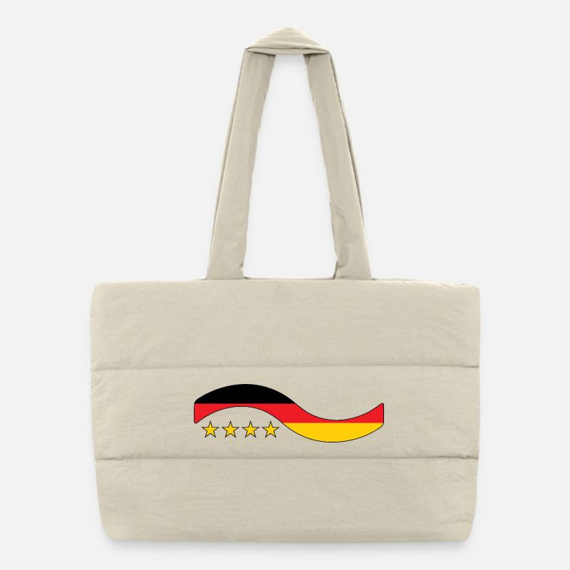 German Flag - Germany Puffer Shopping Bag