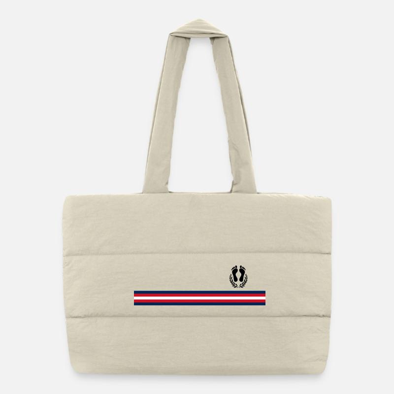 Pied Noir Sac shopping matelassé