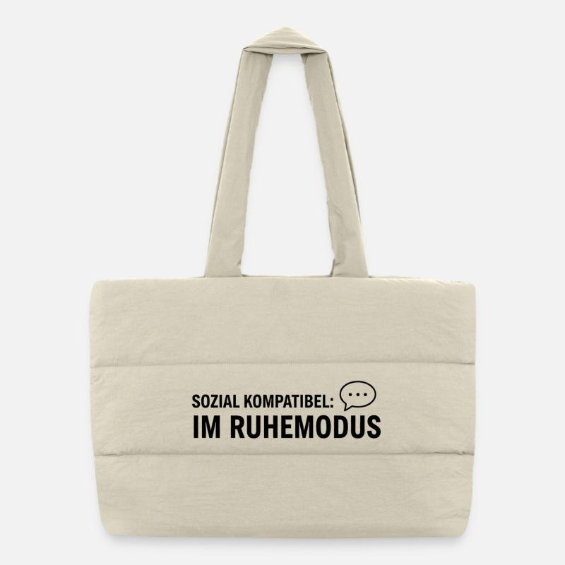 Compatibilité sociale : Introduction en mode veille Sac shopping matelassé