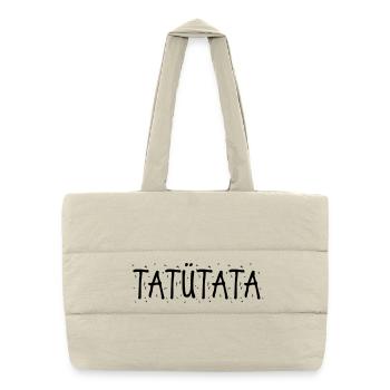 Tatuetata_Tatuetata - Puffer-Einkaufstasche - Naturweiß - Vorne
