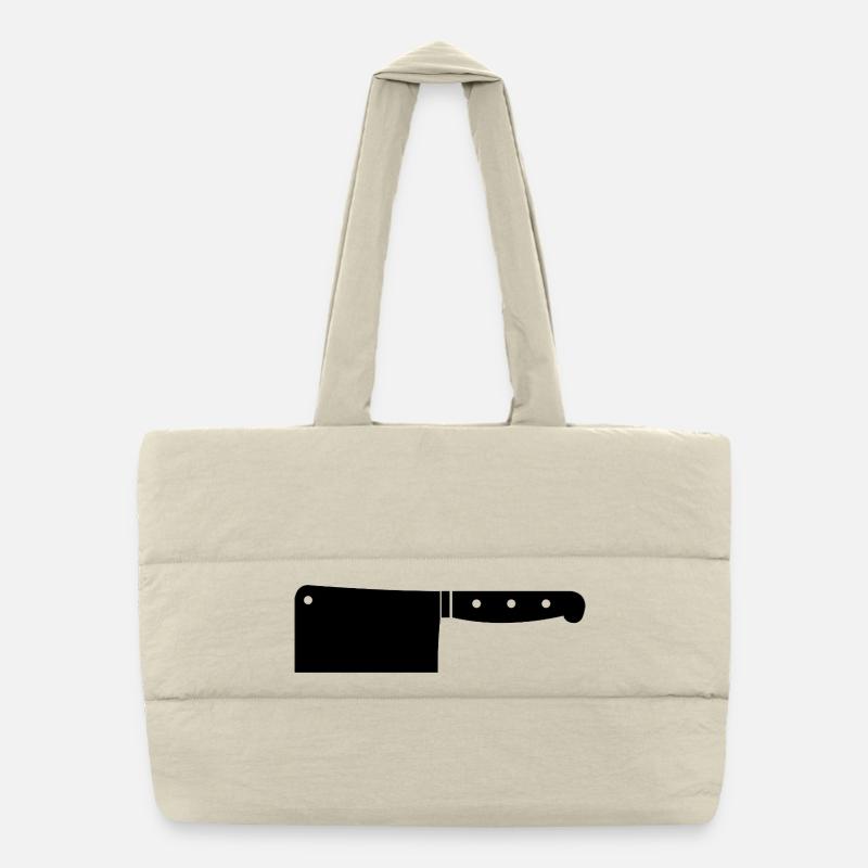 Fleischbeil Puffer-Einkaufstasche