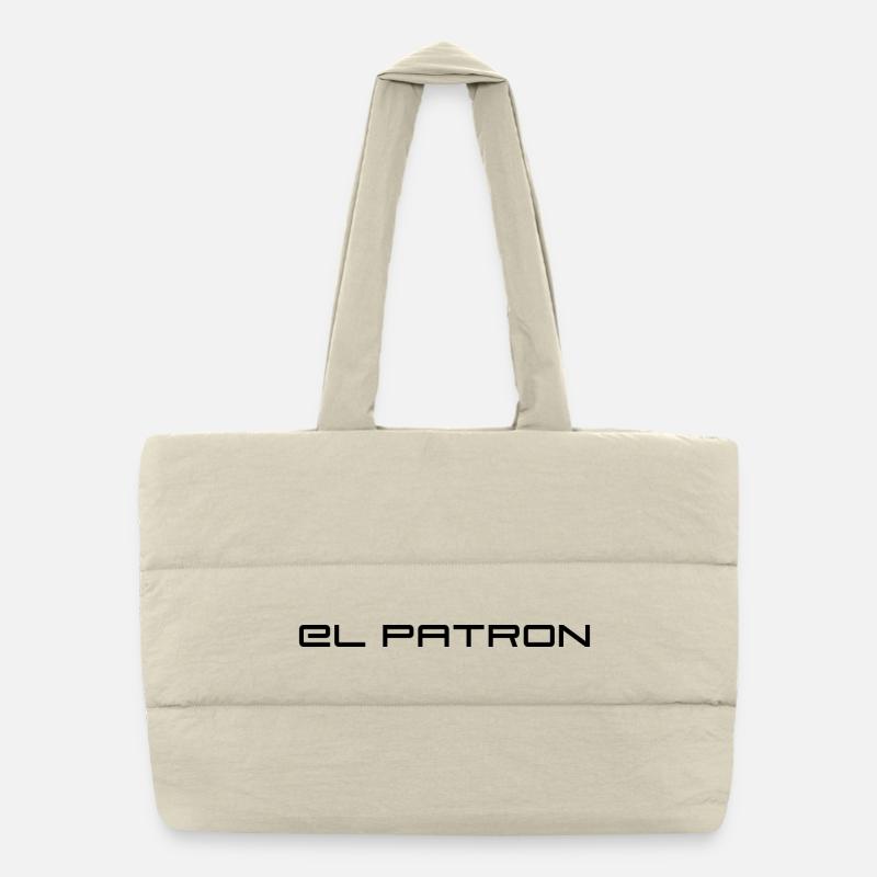 El Patron – Der Chef Look Puffer-Einkaufstasche