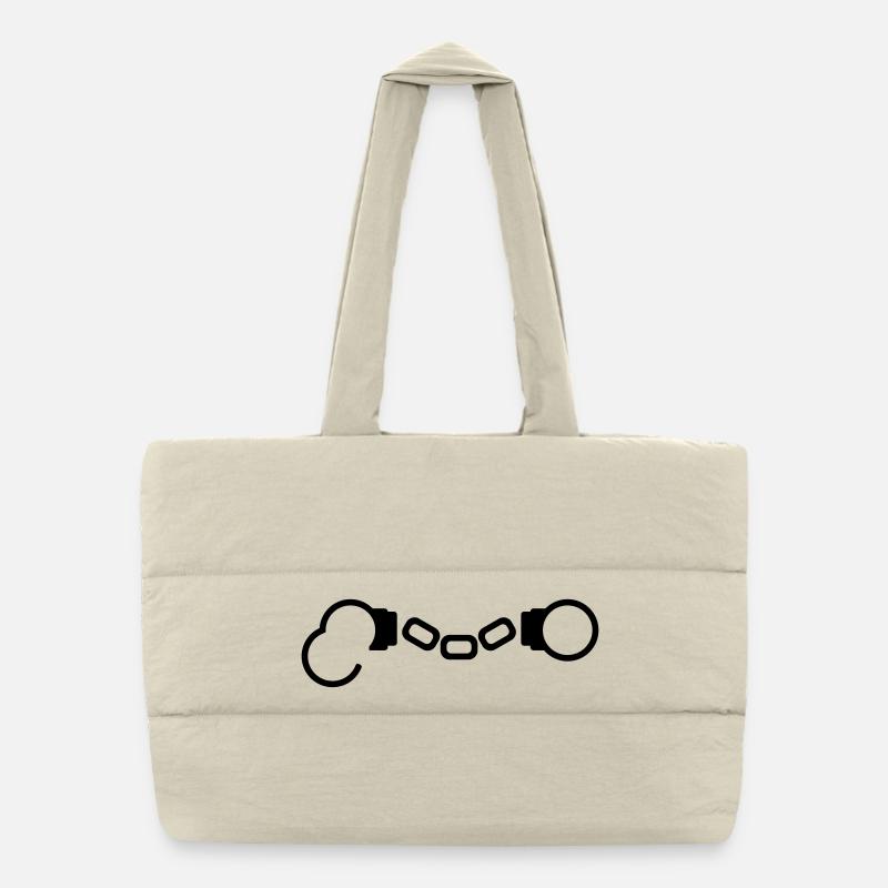 Handcuffs - © roil Puffer Shopping Bag