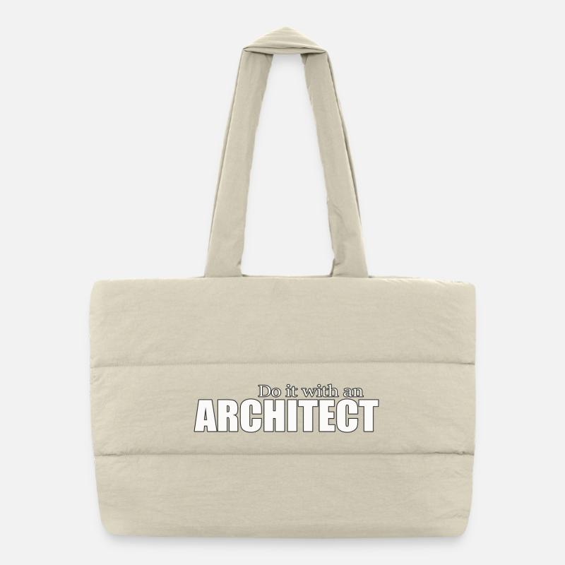 ARCHITECTE Sac shopping matelassé