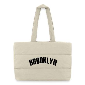 Chemise Brooklyn - Sac shopping matelassé - blanc naturel - Devant