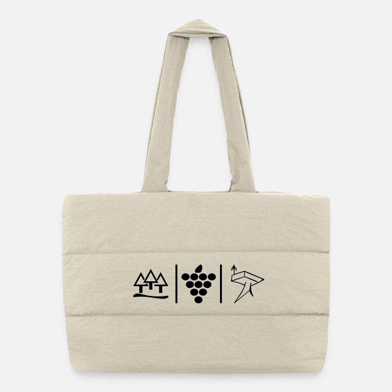 Pure nature Puffer Shopping Bag