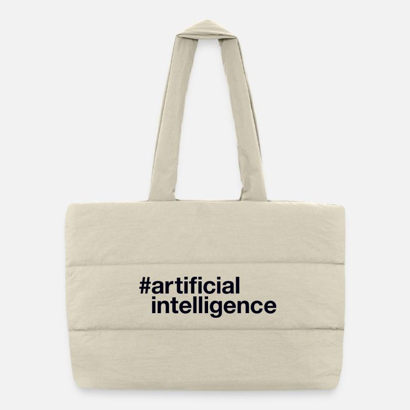 Artificial Intelligence Ki Puffer-Einkaufstasche