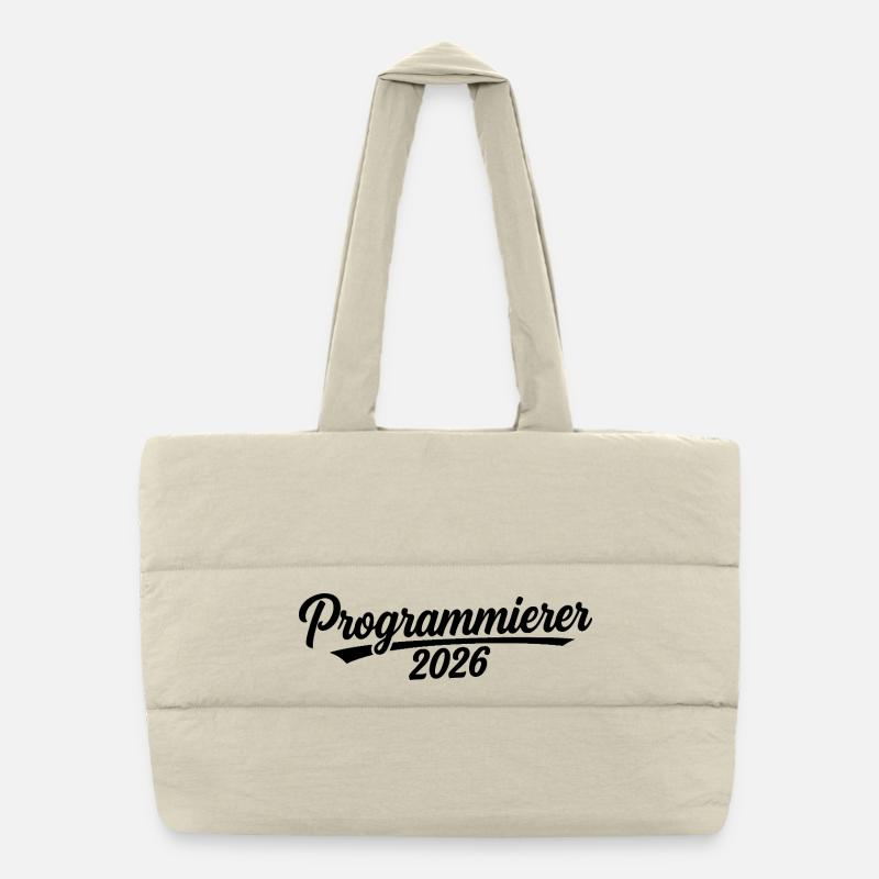 Programmer 2026 – Coding Design Puffer Shopping Bag