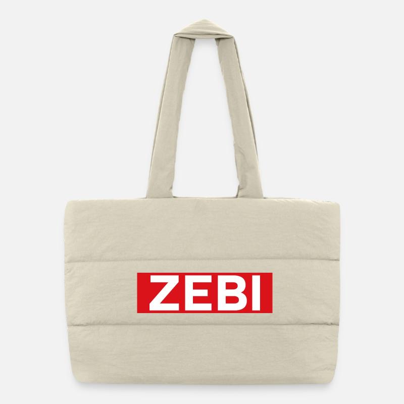 Zebi Puffer Shopping Bag