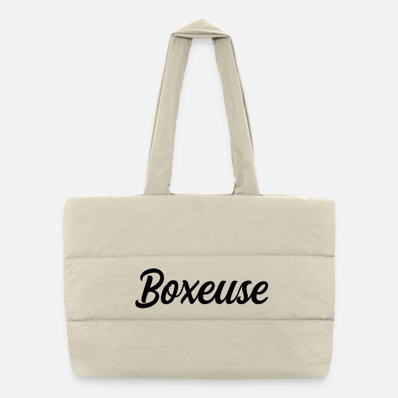 Boxeuse Sac shopping matelassé