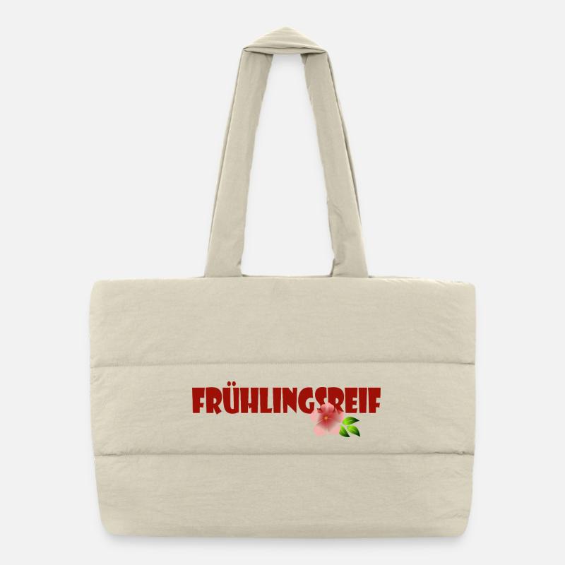 SPRING RIPE Puffer Shopping Bag