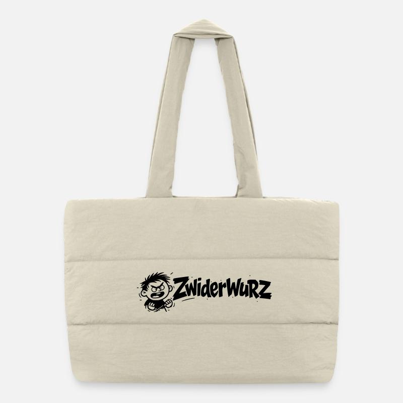 Zwiderwurz Puffer-Einkaufstasche