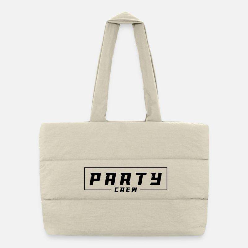 Party Crew Puffer Shopping Bag