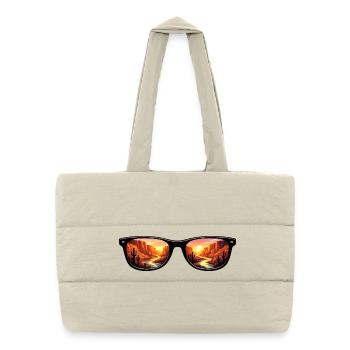 Desert Canyon Sunset Sunglasses - Puffer Shopping Bag - natural - Front