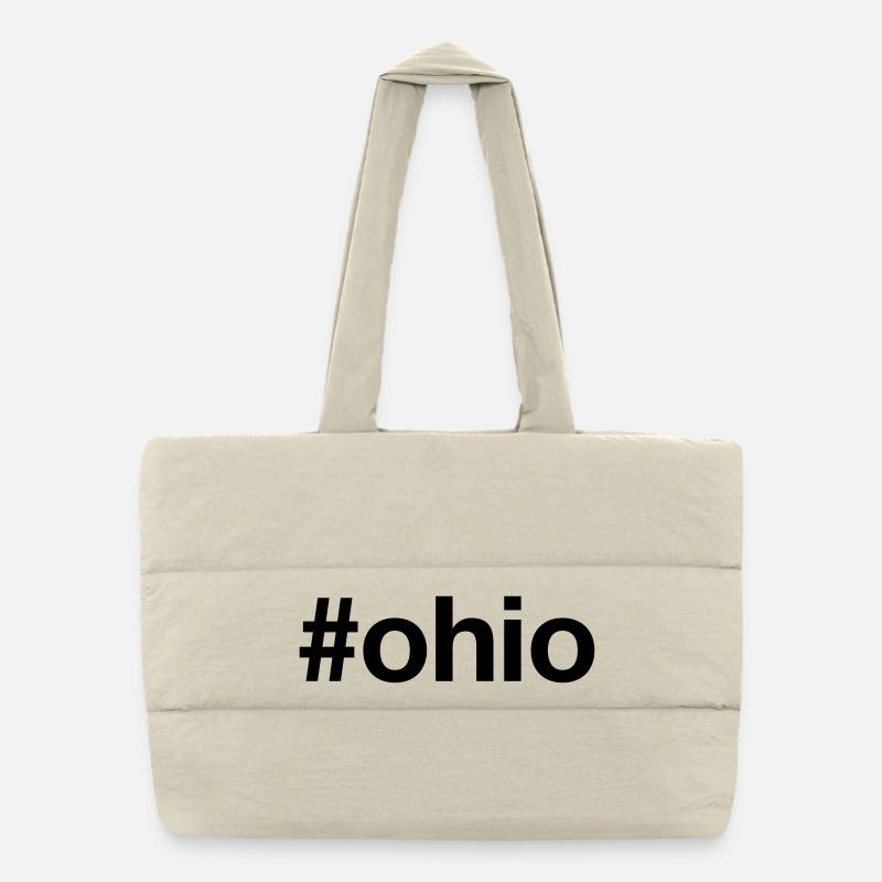 Mot-clic OHIO Sac shopping matelassé