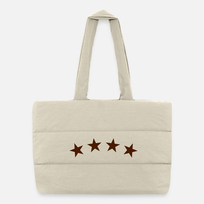 étoiles Sac shopping matelassé
