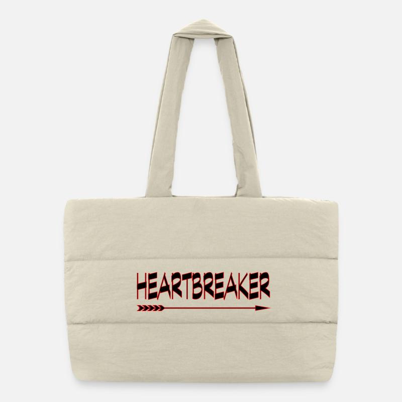 Brise-cœurs néon Sac shopping matelassé