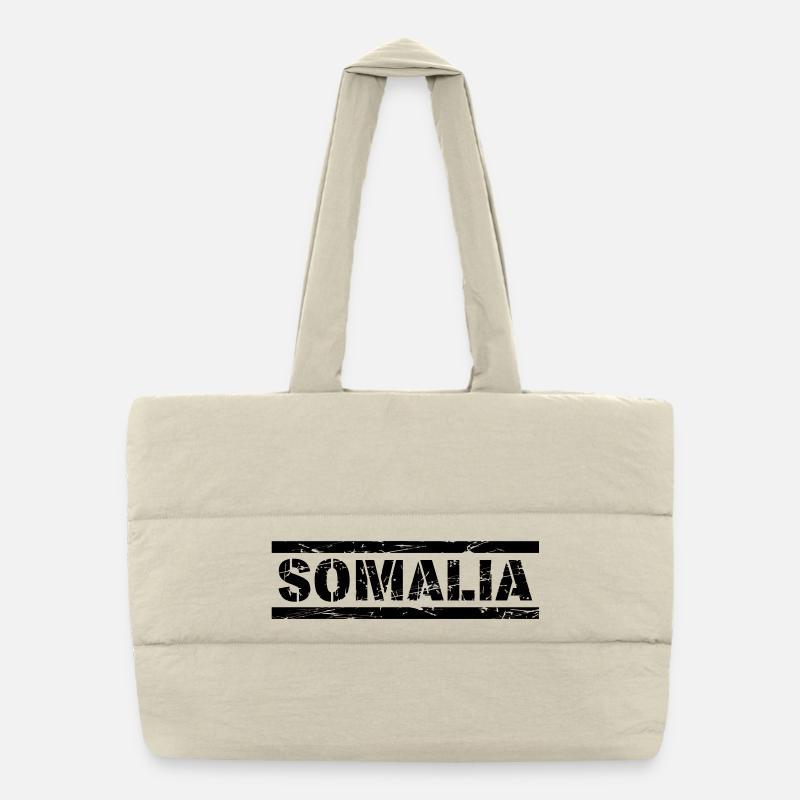 Somalia Puffer-Einkaufstasche