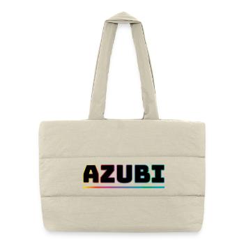 Design Azubi bunt - Puffer-Einkaufstasche - Naturweiß - Vorne