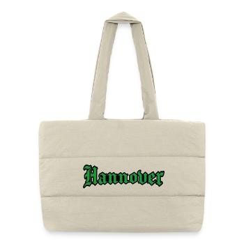 Hannover Fußball - Gesteppte Shopping Bag - Naturweiß - Vorne
